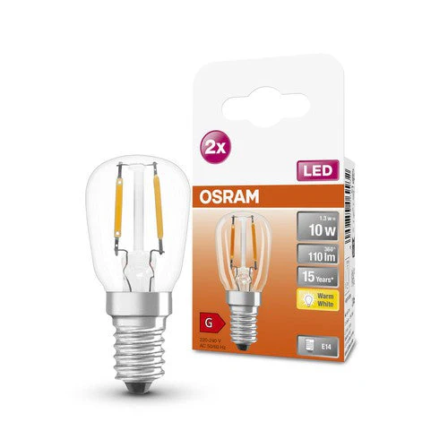 OSRAM SPECIAL T26 Piccola lampada LED speciale, 2.2W, 110lm, E14, Bianco caldo