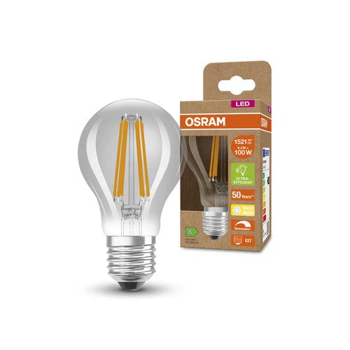OSRAM SUPERSTAR+ CLASSIC A FIL 100 Lampada, 8,2W, 1521lm, Bianco caldo - Image 2