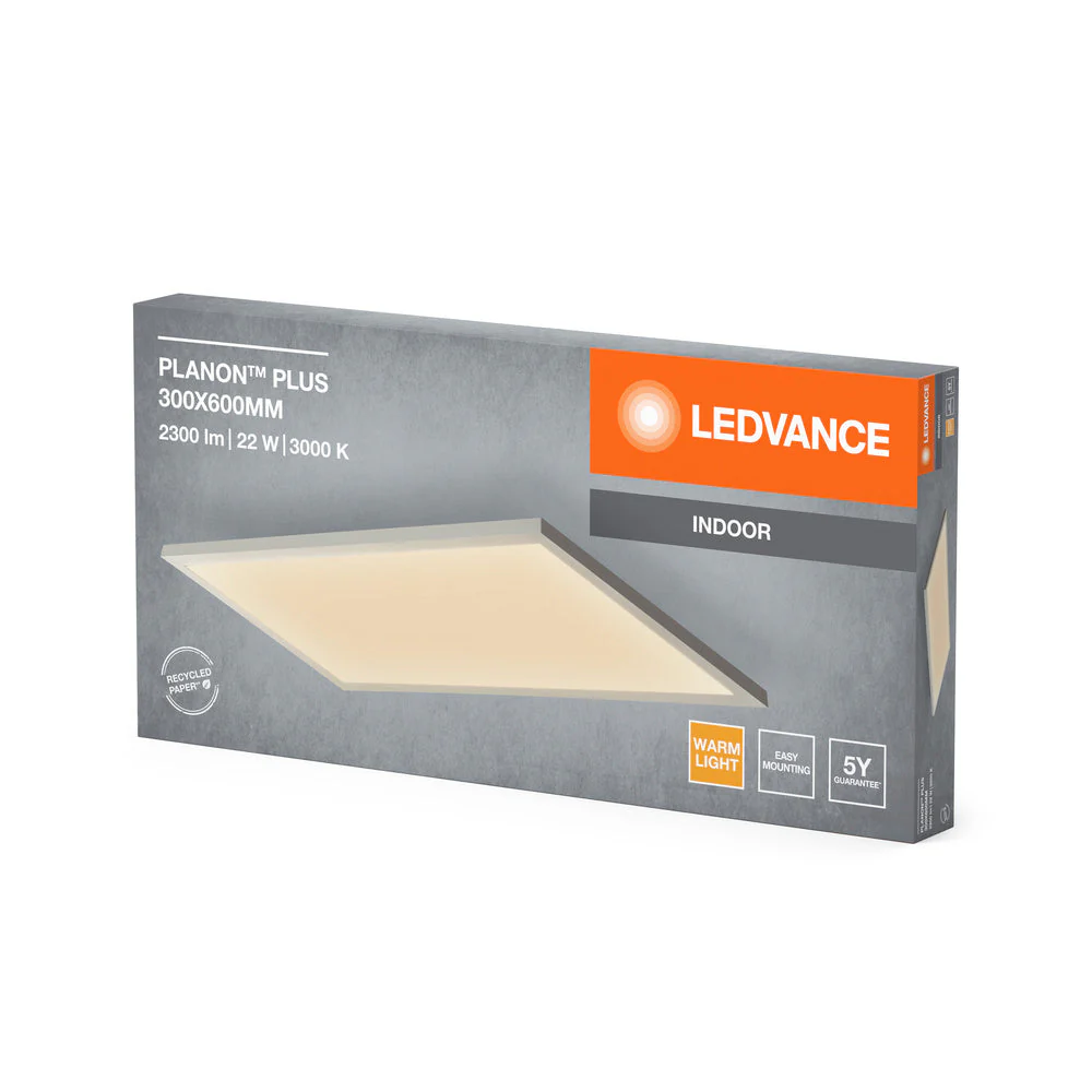 LEDVANCE Planon Plus lampada da soffitto, 22W, 300x600mm, 3000K - Image 3