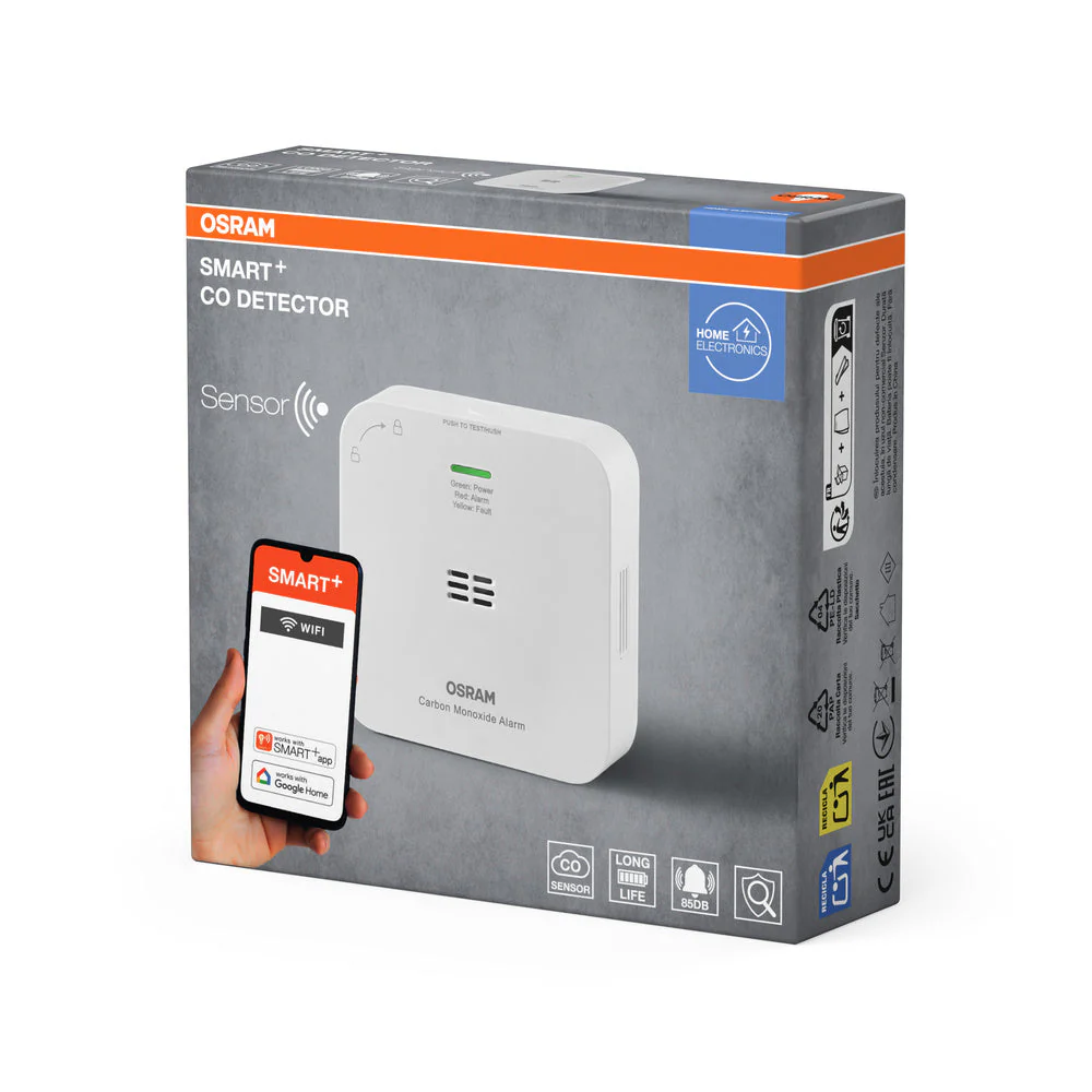 OSRAM Wifi SMART+ Rilevatore di monossido di carbonio CO, Bianco - Image 2
