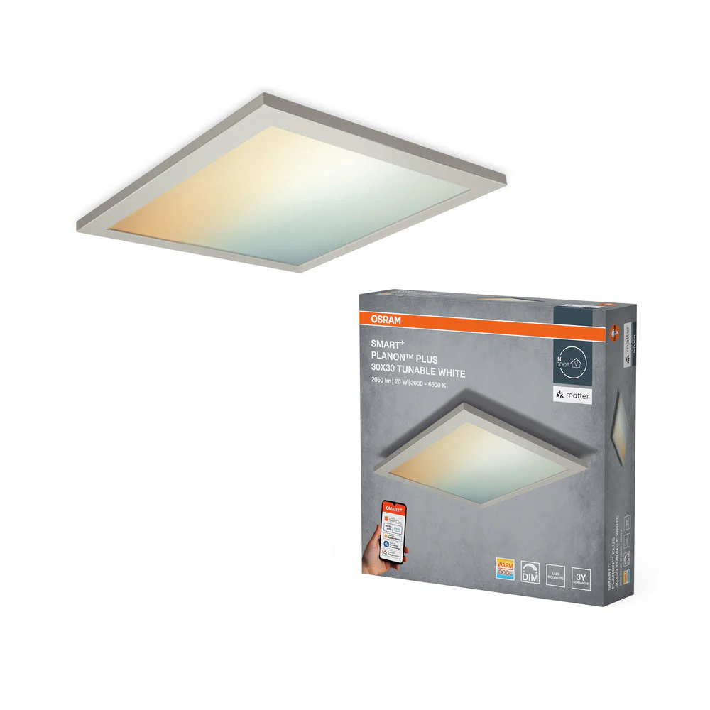 OSRAM Matter SMART+ PLANON PLUS Pannello LED Regolabile Bianco 300X300