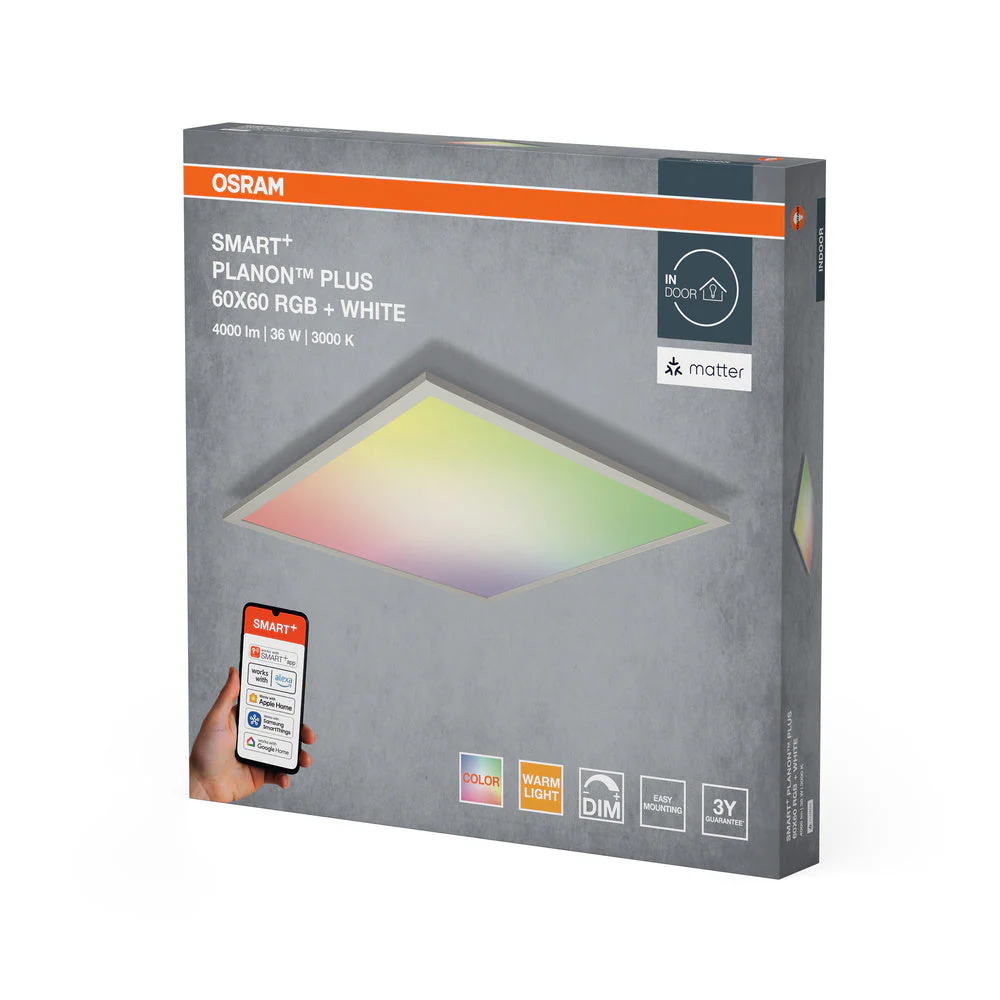 OSRAM Matter SMART+ PLANON PLUS Pannello LED multicolore 600X600 - Image 3