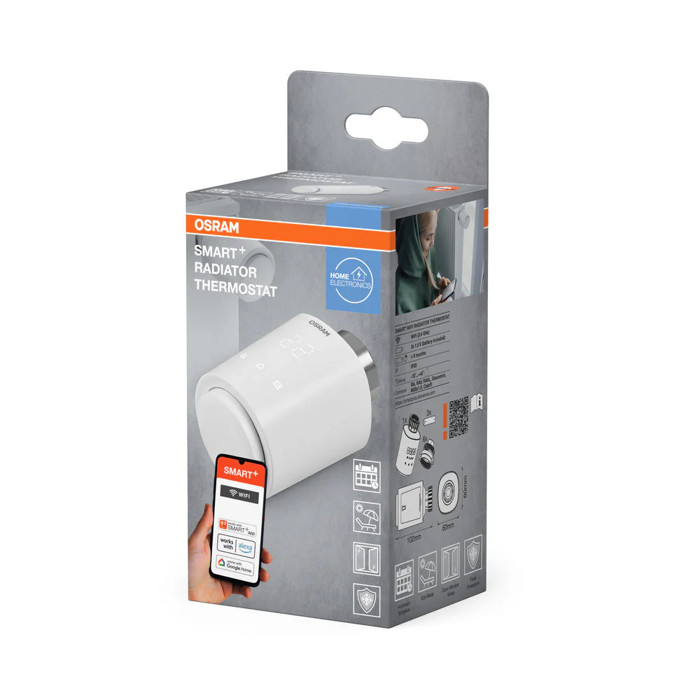 OSRAM Wifi SMART+ termostato intelligente per riscaldamenti, bianco - Image 2