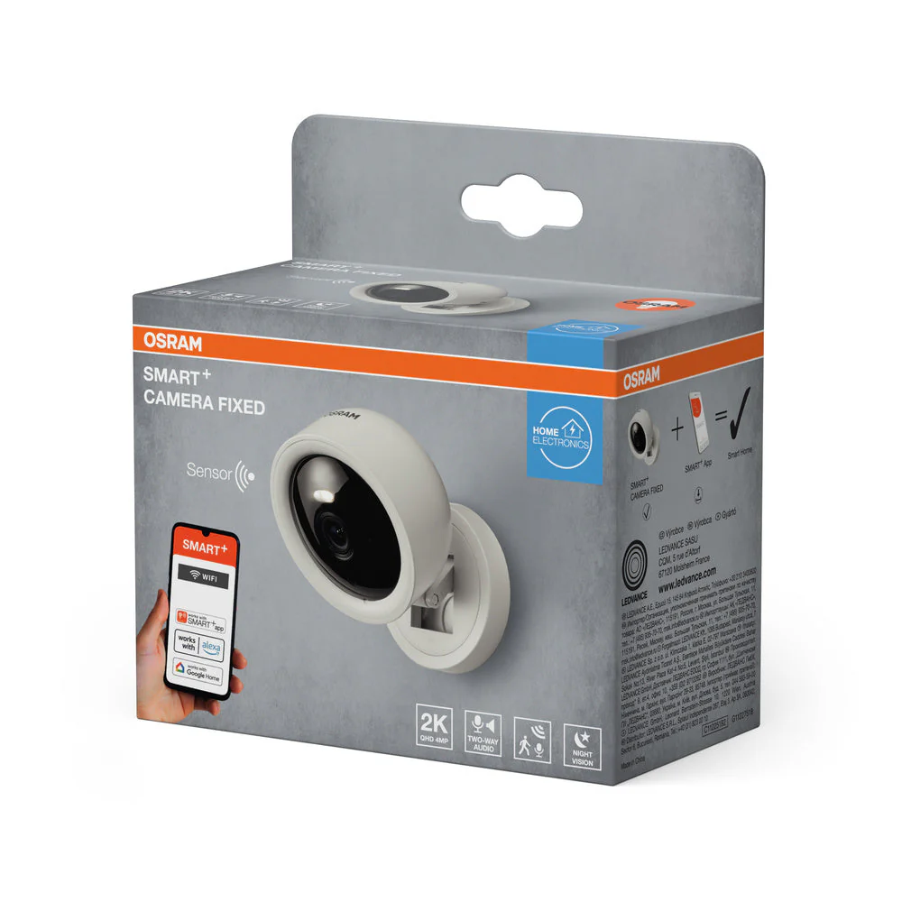 OSRAM Wifi SMART+ telecamera di sorveglianza intelligente da parete bianca - Image 3