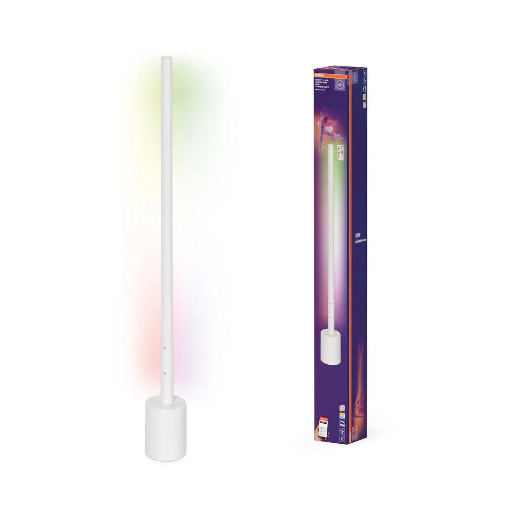 OSRAM SMART+ WIFI LED lampada da terra angolare, stretta, bianca, 8W