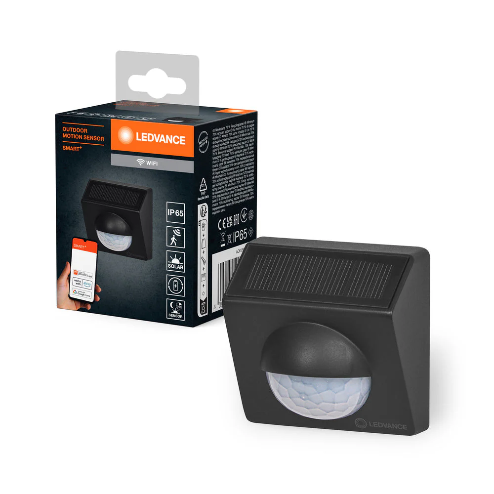LEDVANCE WIfi SMART+ SENSORE DI MOVIMENTO DA ESTERNO Sensore esterno, grigio scuro
