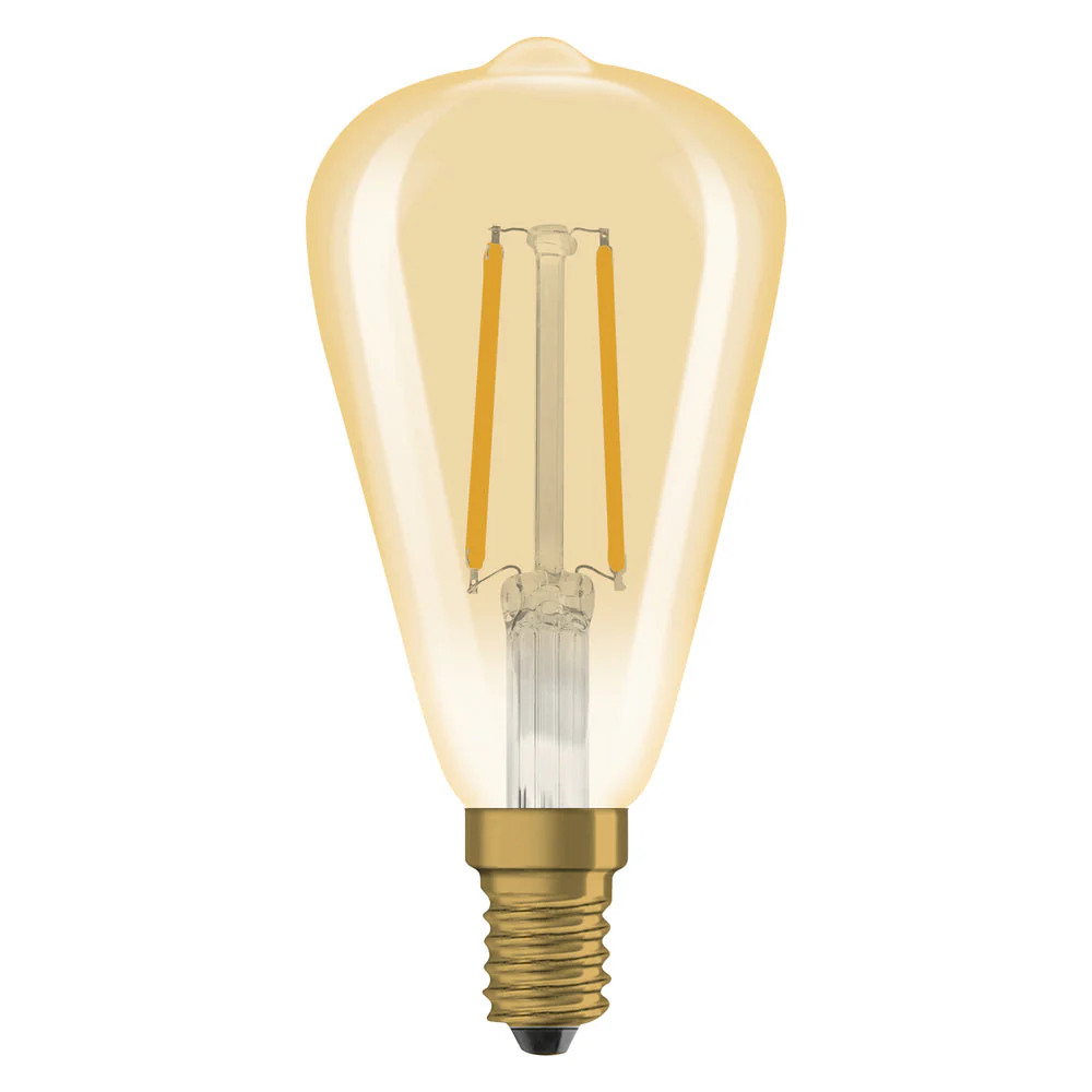 Vintage 1906 LED CLASSICO EDISON DIM 2.8W 822 ORO E14 1 - Image 2