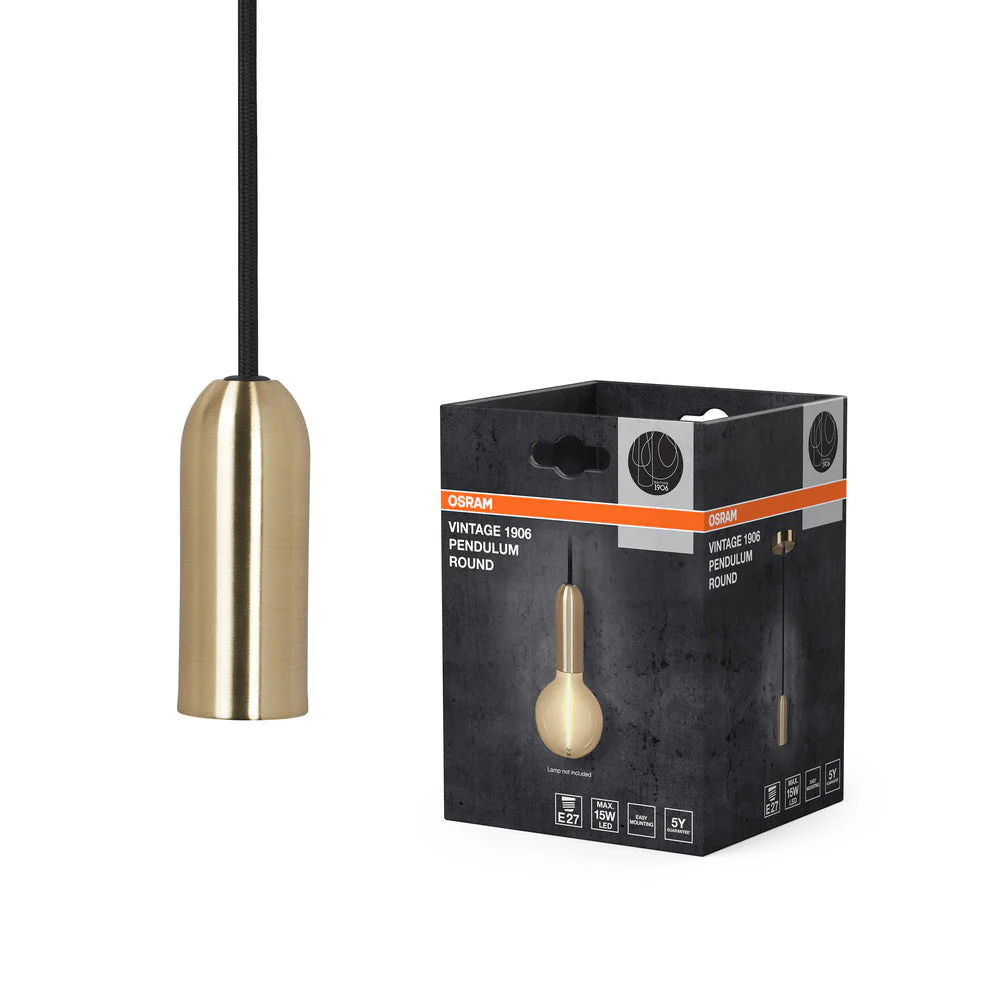 OSRAM Vintage 1906® Lampada a sospensione TONDA E27, oro