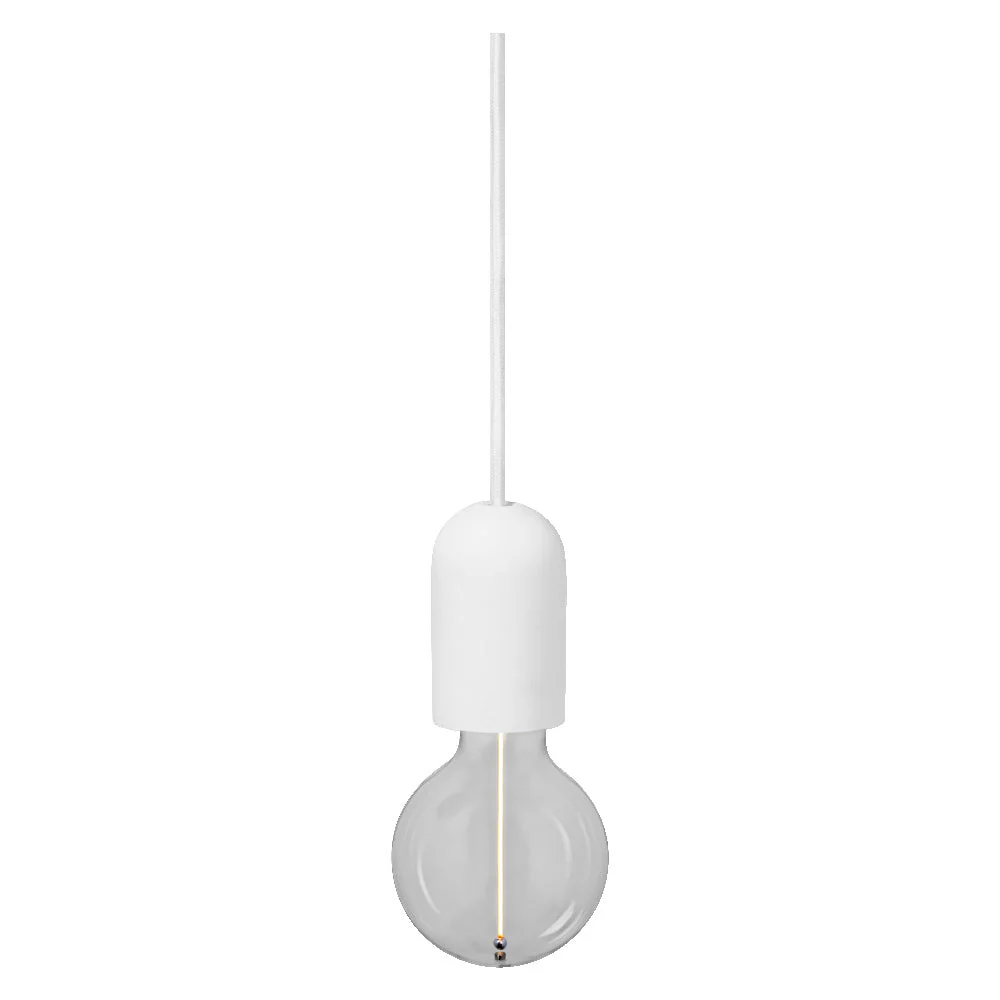 OSRAM Vintage 1906® Lampada a sospensione ROUND PLASTER E27, bianca - Image 2